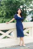 Sophie Dress (Navy)