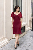 Sophie Dress V2 (Maroon)