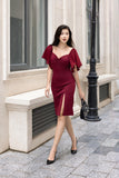 Sophie Dress V2 (Maroon)