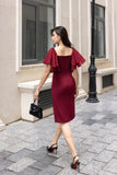 Sophie Dress V2 (Maroon)