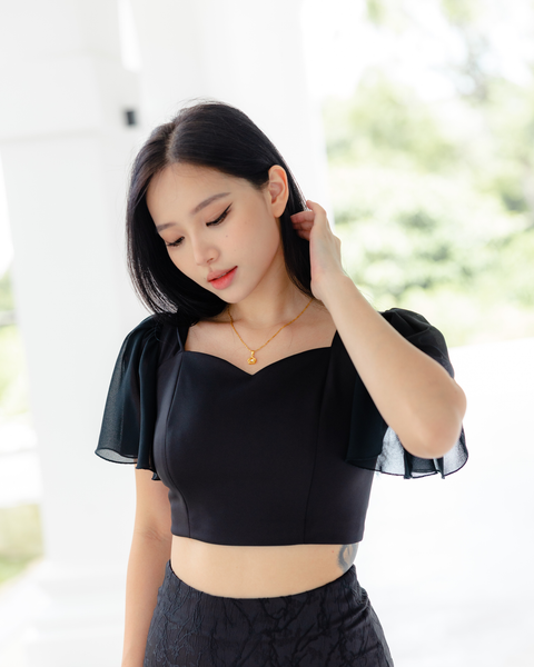 Bella Top (Black) | Indefinite✨